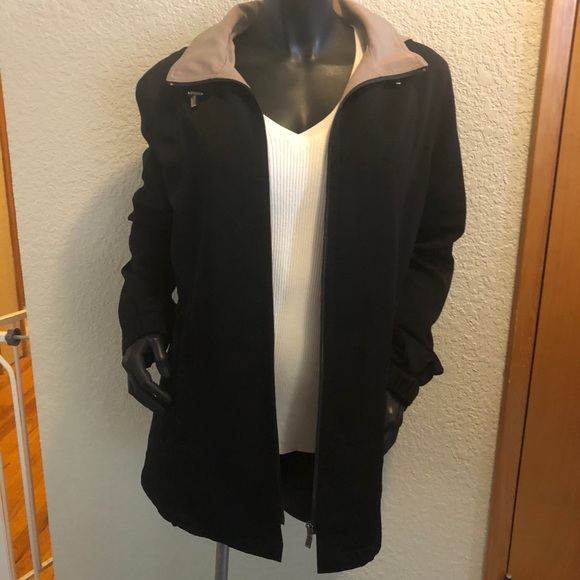 LONDON FOG HOODED TRENCH RAINCOAT - Picture 3 of 11